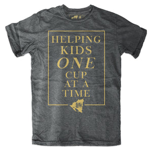 BLC "One Cup at a Time" Charcoal Tee